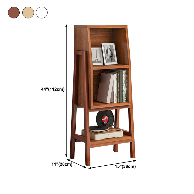 Vertical Bookcase Scandinavian Engineered Wood Shelf Bookcase Clearhalo 'Bookcases' 'furn' 'furn_bookcases' 'Furniture' 'Office Furniture' 5289898