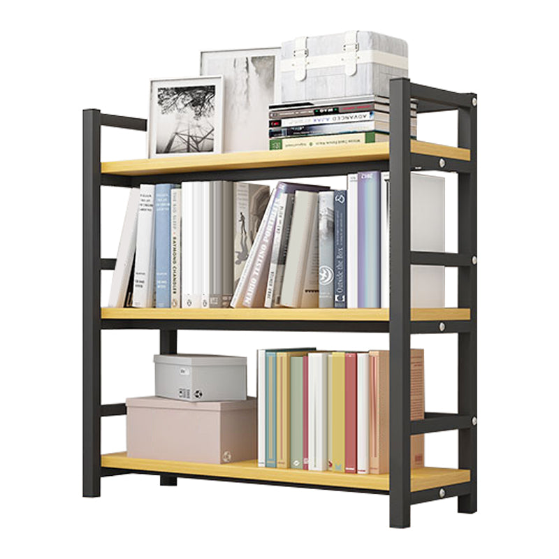 Moderne stijl boekenplank black metal frame boekenkast voor kantoor