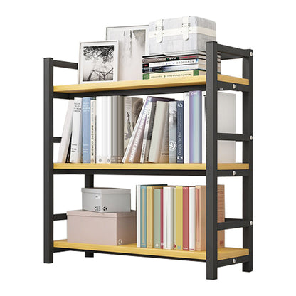 Moderne stijl boekenplank black metal frame boekenkast voor kantoor