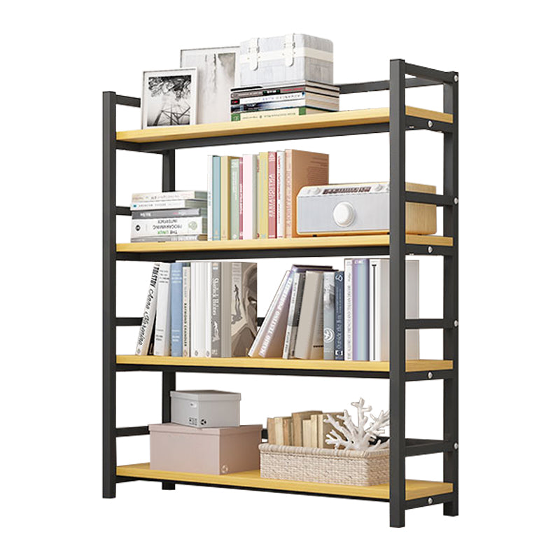 Moderne stijl boekenplank black metal frame boekenkast voor kantoor