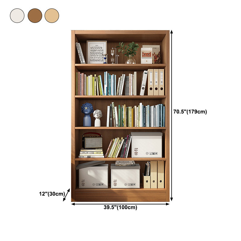 Bibliothèque d'étagère scandinave bibliothèque en bois d'ingénierie pour le bureau