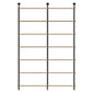 9.84"W Bookshelf Industrial Style Wall Mounted Bookcase for Home and Office