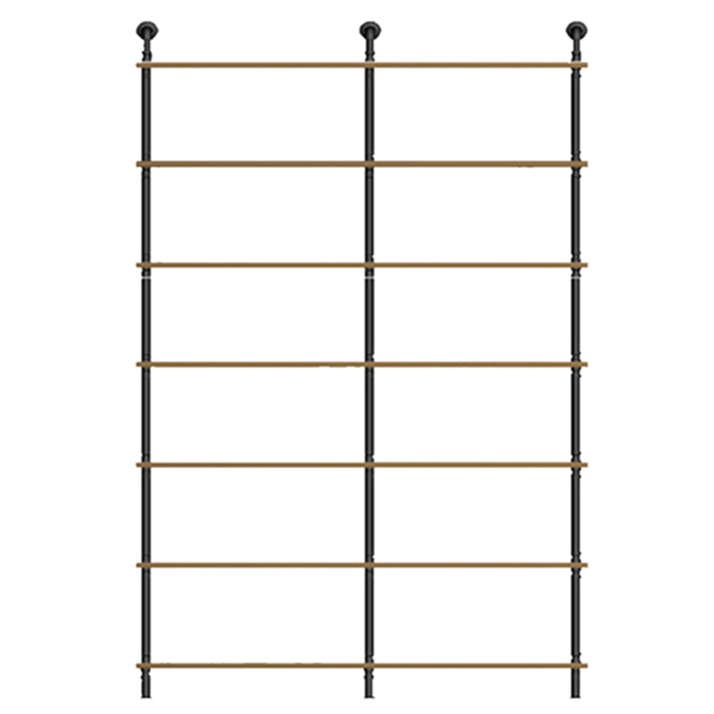 9.84"W Bookshelf Industrial Style Wall Mounted Bookcase for Home and Office