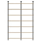 9.84"W Bookshelf Industrial Style Wall Mounted Bookcase for Home and Office