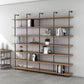 9.84"W Bookshelf Industrial Style Wall Mounted Bookcase for Home and Office