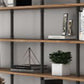 9.84"W Bookshelf Industrial Style Wall Mounted Bookcase for Home and Office