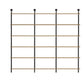 9.84"W Bookshelf Industrial Style Wall Mounted Bookcase for Home and Office