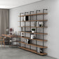 9.84"W Bookshelf Industrial Style Wall Mounted Bookcase for Home and Office