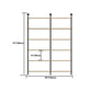9.84"W Bookshelf Industrial Style Wall Mounted Bookcase for Home and Office