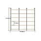9.84"W Bookshelf Industrial Style Wall Mounted Bookcase for Home and Office
