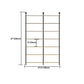 9.84"W Bookshelf Industrial Style Wall Mounted Bookcase for Home and Office