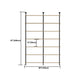 9.84"W Bookshelf Industrial Style Wall Mounted Bookcase for Home and Office