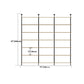 9.84"W Bookshelf Industrial Style Wall Mounted Bookcase for Home and Office