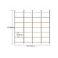 9.84"W Bookshelf Industrial Style Wall Mounted Bookcase for Home and Office