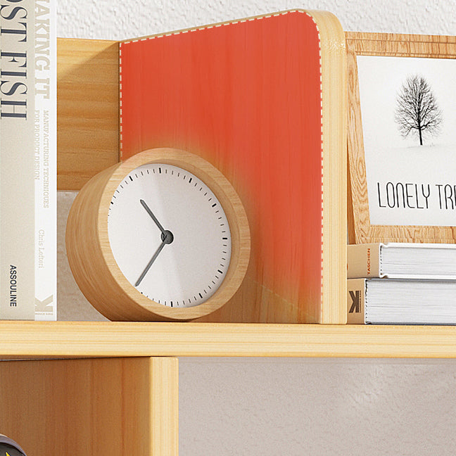 Moderne stijl boekenplank Open Back Wood Bookcast voor thuiskantoor