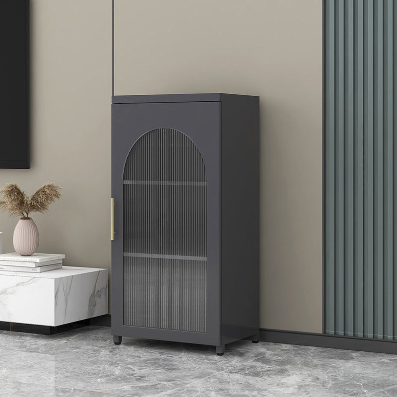 13.78 "W Bibliothèque Scandinave Style Bibliothèque pour la maison et le bureau avec porte