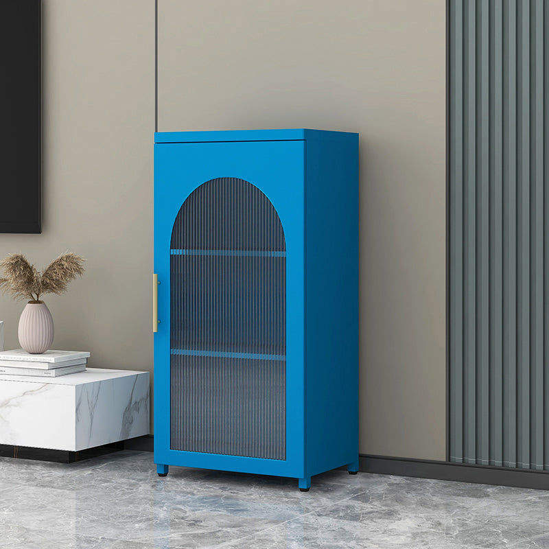 13.78 "W Bibliothèque Scandinave Style Bibliothèque pour la maison et le bureau avec porte