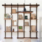 7,87 "W libreria in stile industriale montato a parete per sala studio