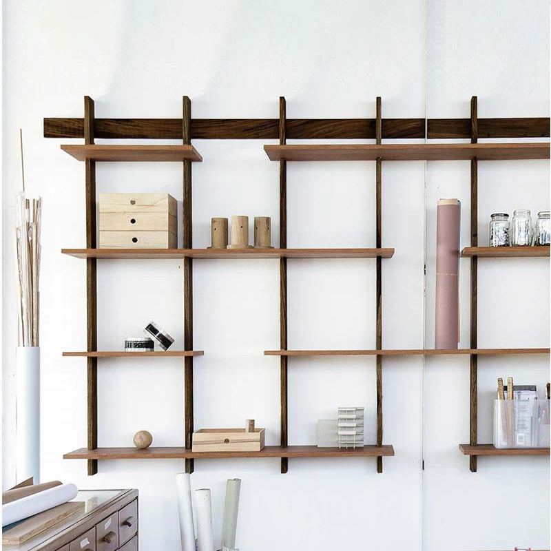 7,87 "W libreria in stile industriale montato a parete per sala studio