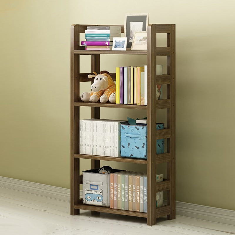 Moderne stijl open boekenplank massief hout etagere plank boekenkast