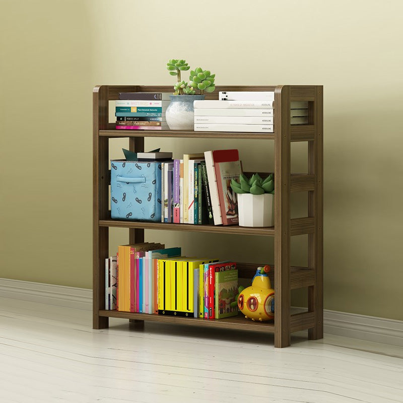 Moderne stijl open boekenplank massief hout etagere plank boekenkast