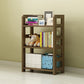Moderne stijl open boekenplank massief hout etagere plank boekenkast