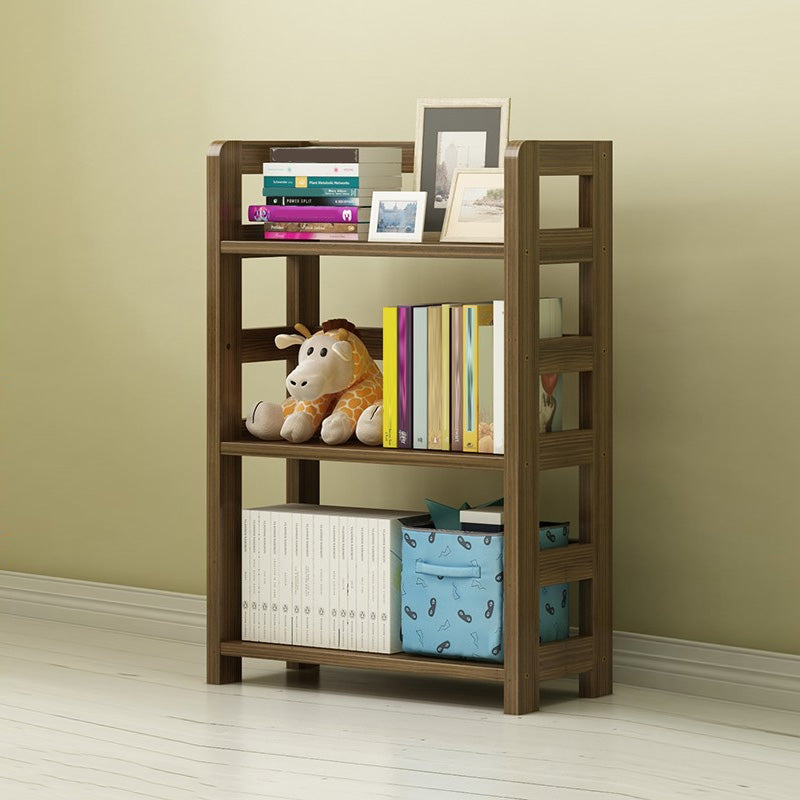 Moderne stijl open boekenplank massief hout etagere plank boekenkast