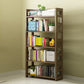 Moderne stijl open boekenplank massief hout etagere plank boekenkast