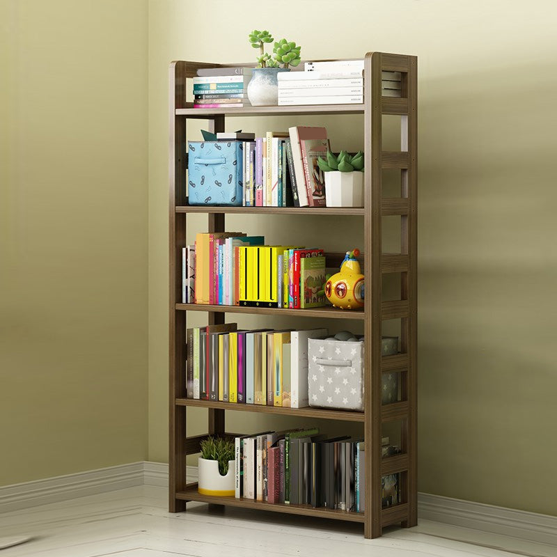 Moderne stijl open boekenplank massief hout etagere plank boekenkast
