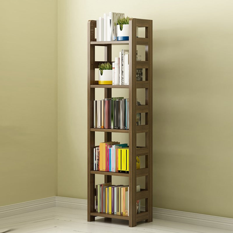 Moderne stijl open boekenplank massief hout etagere plank boekenkast