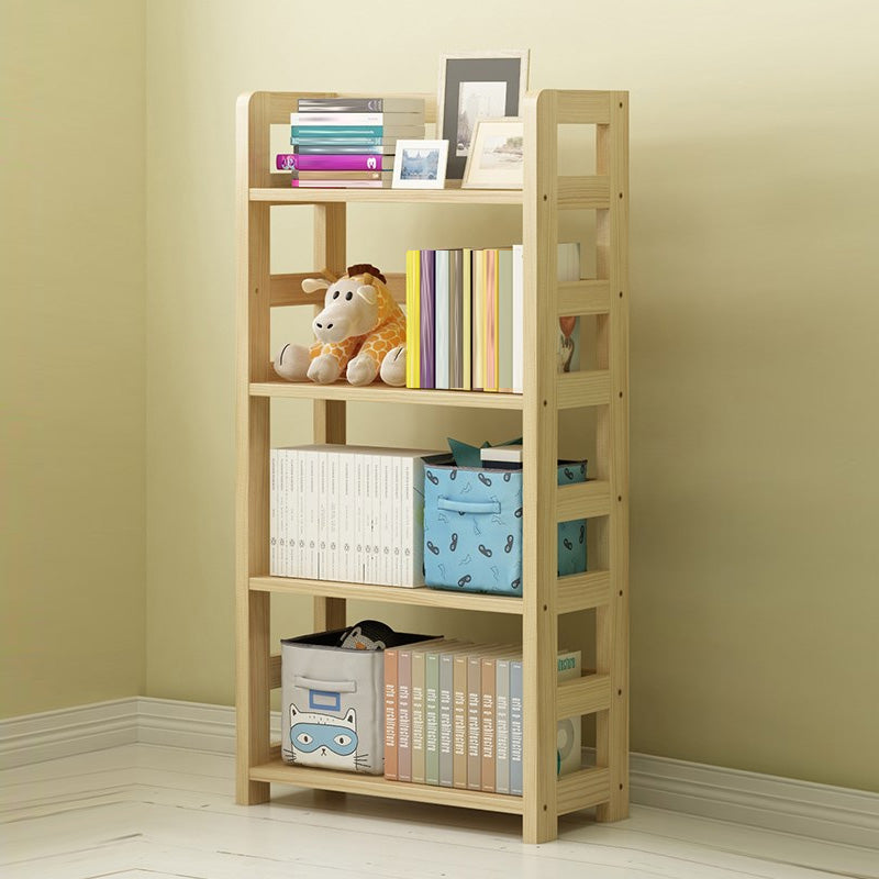 Moderne stijl open boekenplank massief hout etagere plank boekenkast