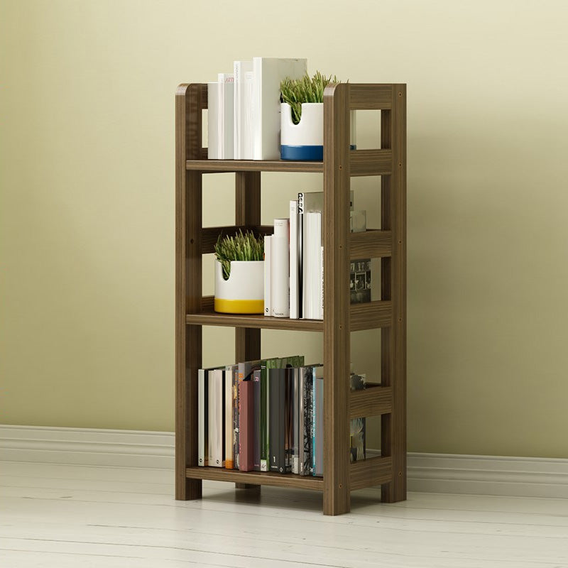 Moderne stijl open boekenplank massief hout etagere plank boekenkast