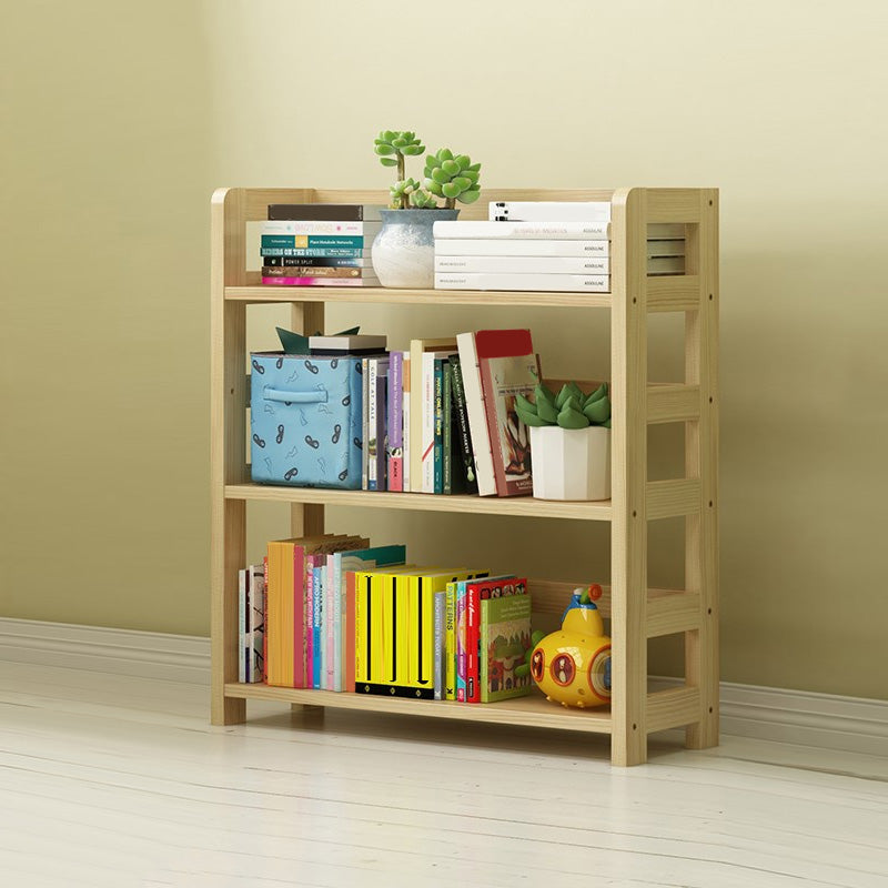 Moderne stijl open boekenplank massief hout etagere plank boekenkast