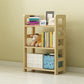 Moderne stijl open boekenplank massief hout etagere plank boekenkast