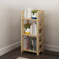 Moderne stijl open boekenplank massief hout etagere plank boekenkast