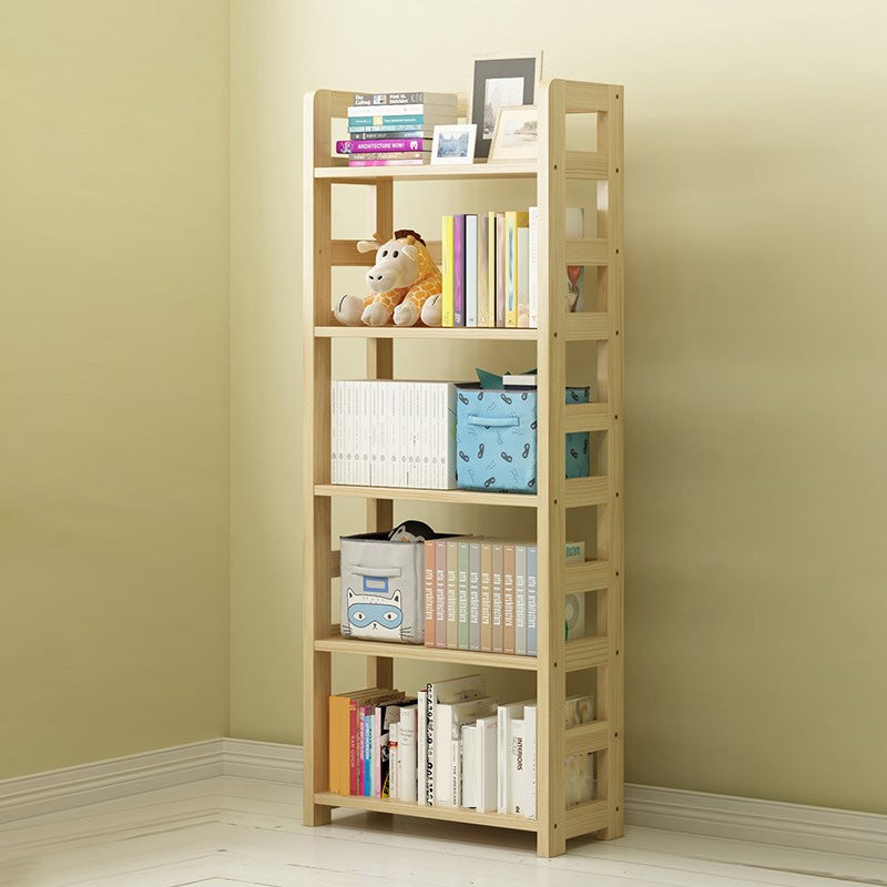 Moderne stijl open boekenplank massief hout etagere plank boekenkast