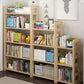 Moderne stijl open boekenplank massief hout etagere plank boekenkast