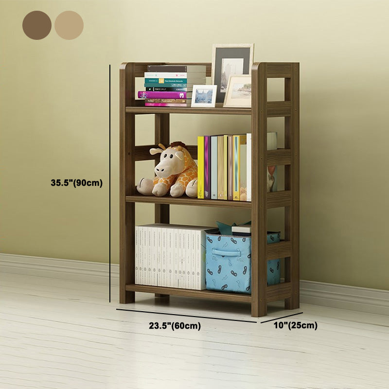 Moderne stijl open boekenplank massief hout etagere plank boekenkast