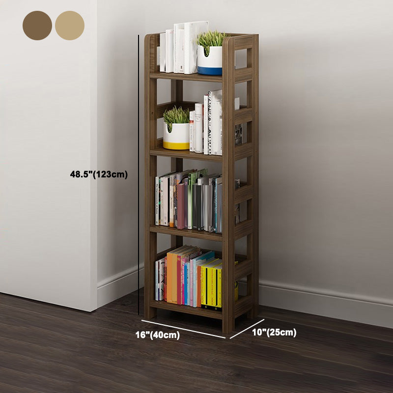 Moderne stijl open boekenplank massief hout etagere plank boekenkast