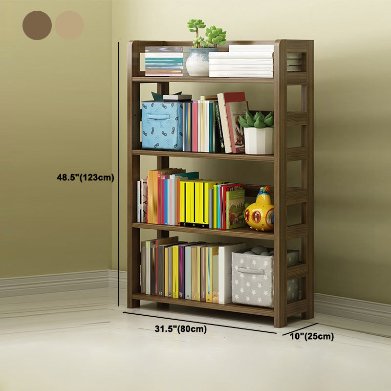 Moderne stijl open boekenplank massief hout etagere plank boekenkast