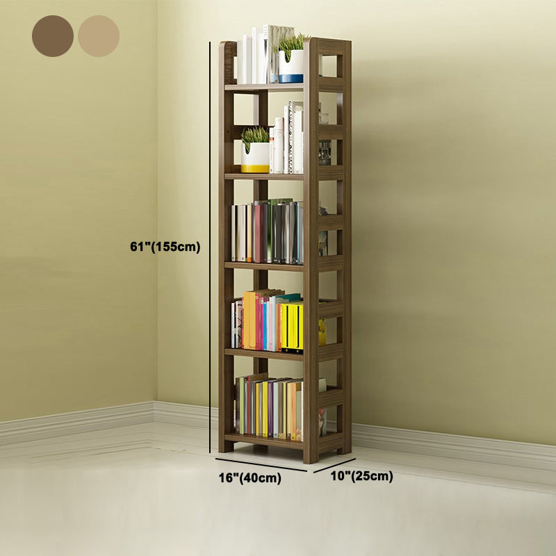 Moderne stijl open boekenplank massief hout etagere plank boekenkast