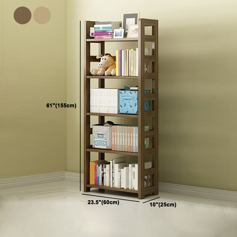 Moderne stijl open boekenplank massief hout etagere plank boekenkast