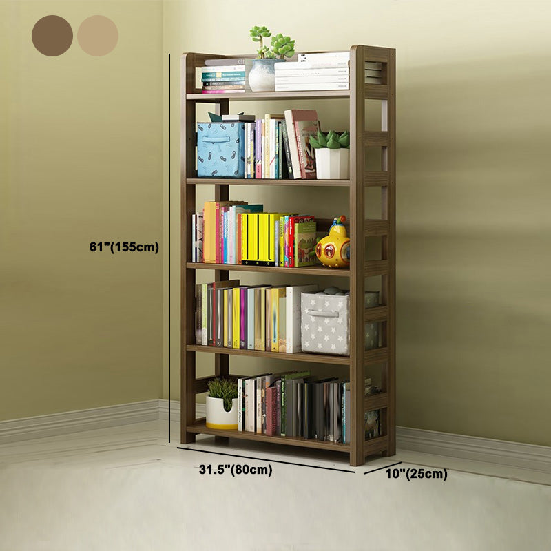 Moderne stijl open boekenplank massief hout etagere plank boekenkast
