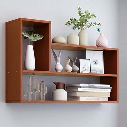 Libreria orizzontale a parete in stile contemporaneo per ufficio e casa