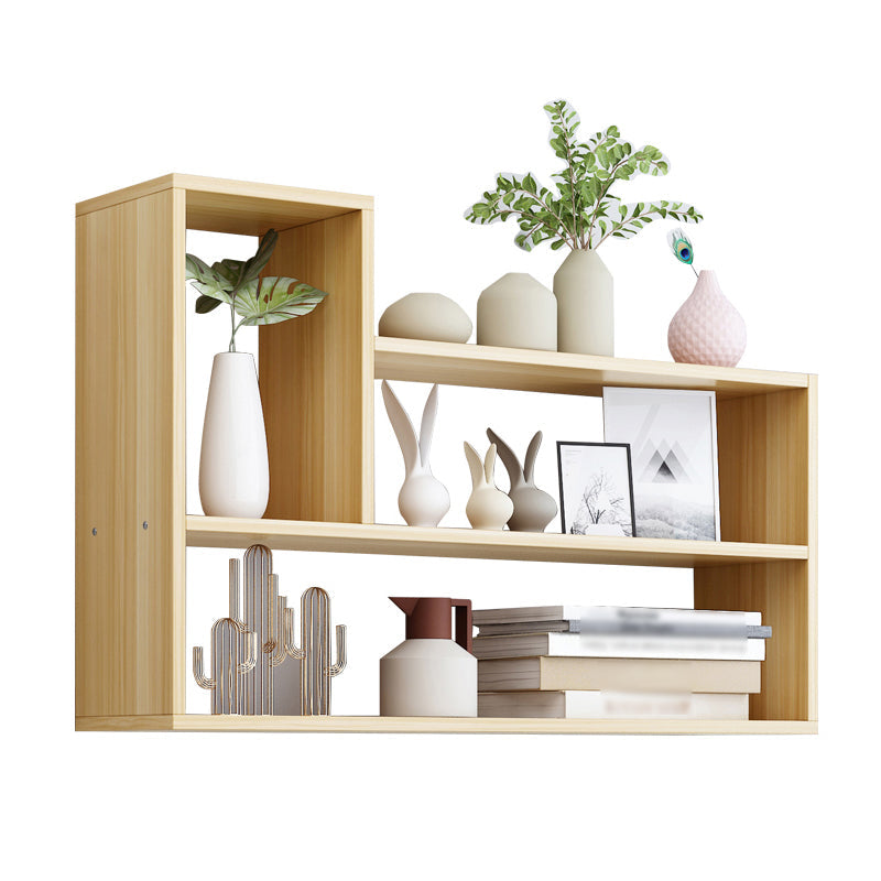 Libreria orizzontale a parete in stile contemporaneo per ufficio e casa