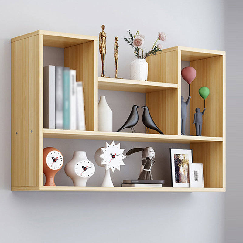 Libreria orizzontale a parete in stile contemporaneo per ufficio e casa