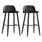 Milk Tea Shop Low Back Stool Scandinavian Matte Finish Plastic Barstool