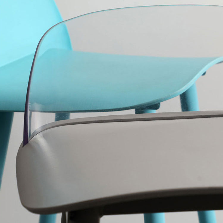 Tienda de té de leche Heces de espalda Back Turitas de plástico escandinavas de plástico