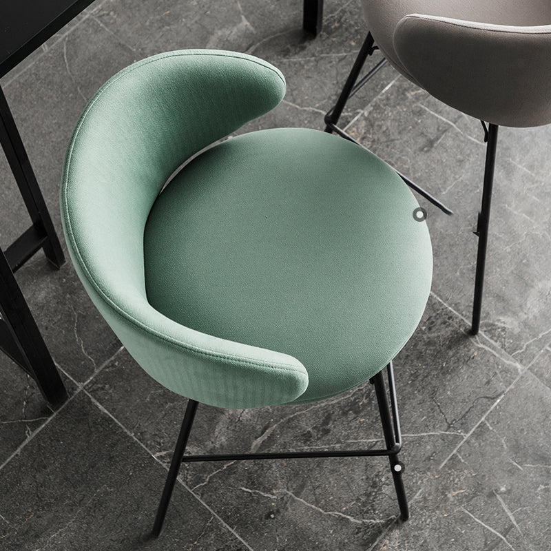 Sgabello da bar in metallo da bar in stile contemporaneo per cucina