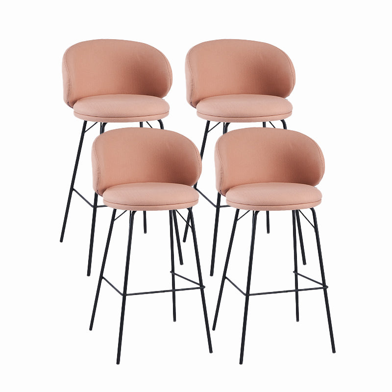 Sgabello da bar in metallo da bar in stile contemporaneo per cucina